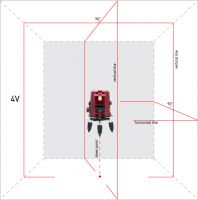 Лазерный уровень (нивелир) ADA 3D LINER 4V А00133