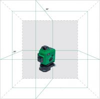 Лазерный уровень (нивелир) ADA TOPLINER 3x360 GREEN А00507