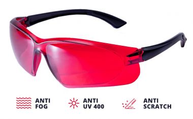 Лазерные очки для усиления видимости лазерного луча ADA VISOR RED Laser Glasses А00126 ― ADA INSTRUMENT
